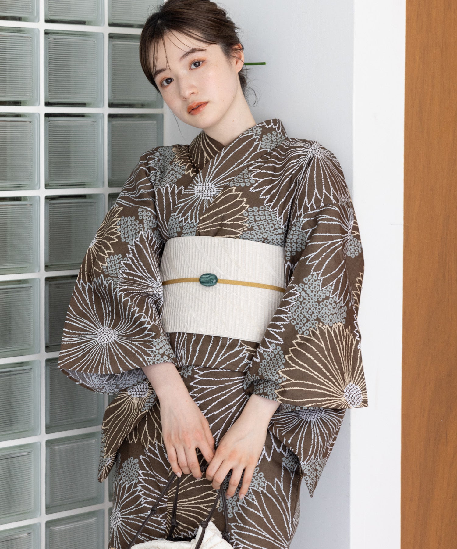 こだわり浴衣 5点セット (浴衣/帯/下駄/腰紐/着付け冊子) 浴衣