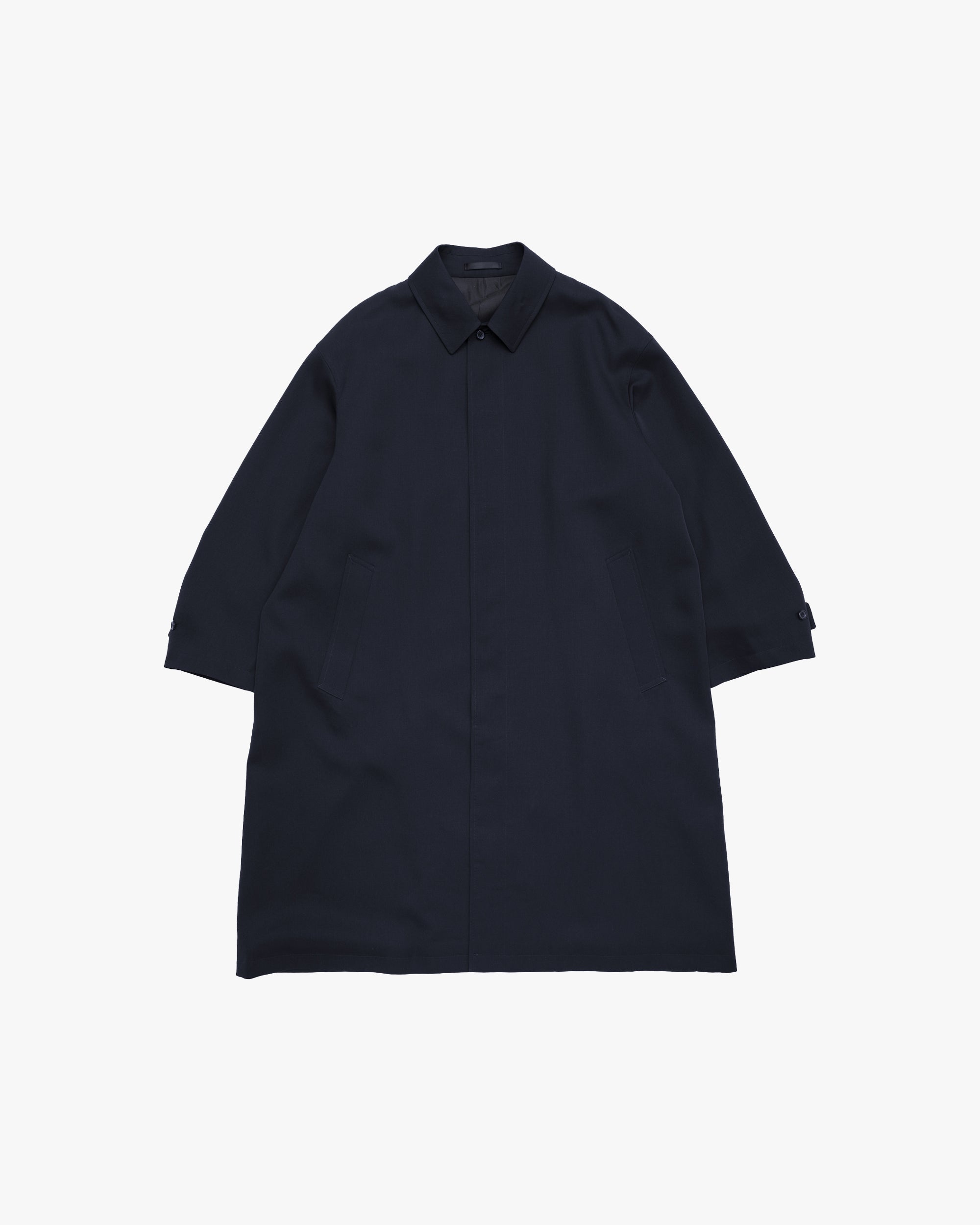 Scale Off Wool Balmacaan Coat – Graphpaper