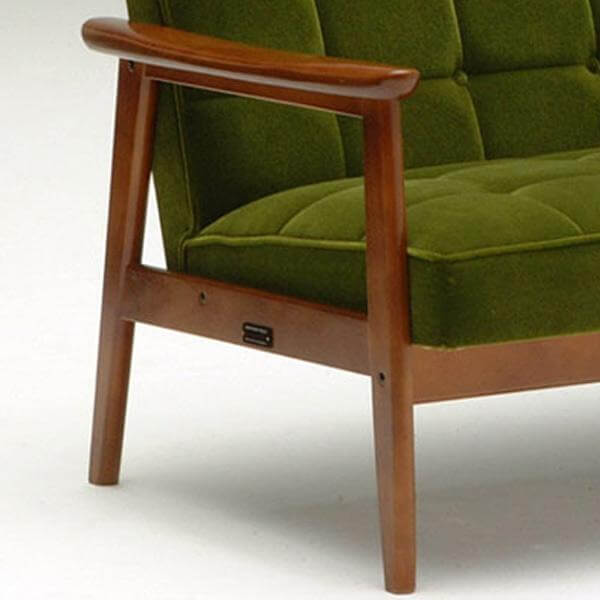 カリモク60【正規販売店】 Kチェア 2シーター モケットグリーン | 北欧