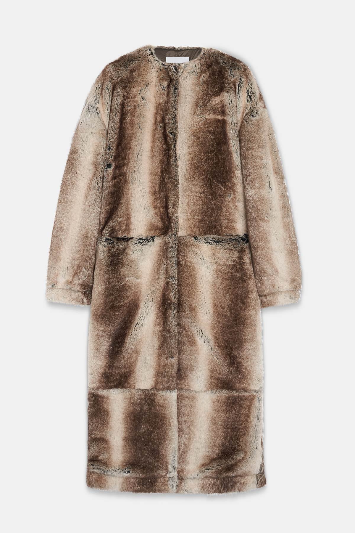 HALFBOY - ECO FUR LONG COAT