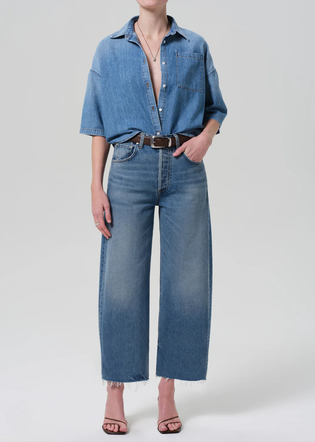 Citizens Of Humanity Ayla Raw Cropped Hem | Harbour Thread