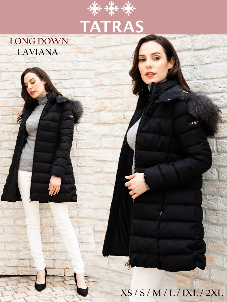 TATRAS タトラス レディース ファー フード ウール ダウンコート