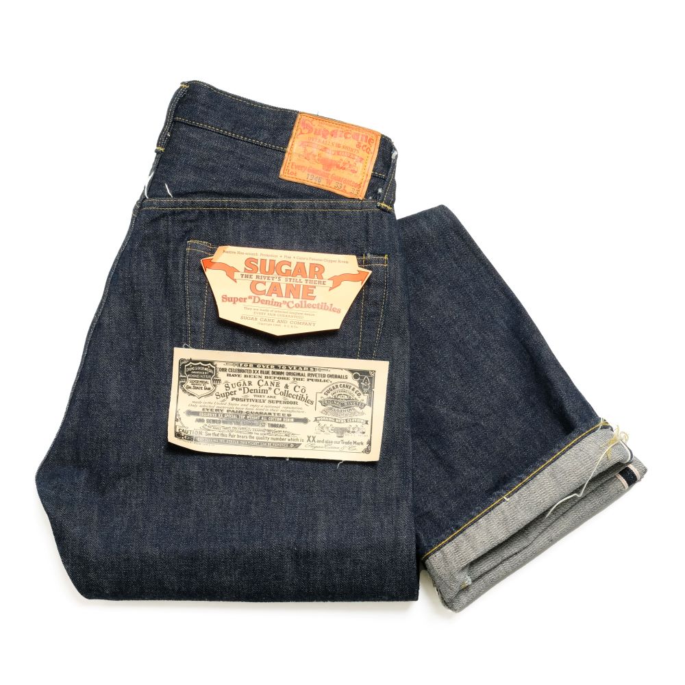 SUGAR CANE - Super -Denim- Collectibles #07 13.5oz. BLUE DENIM