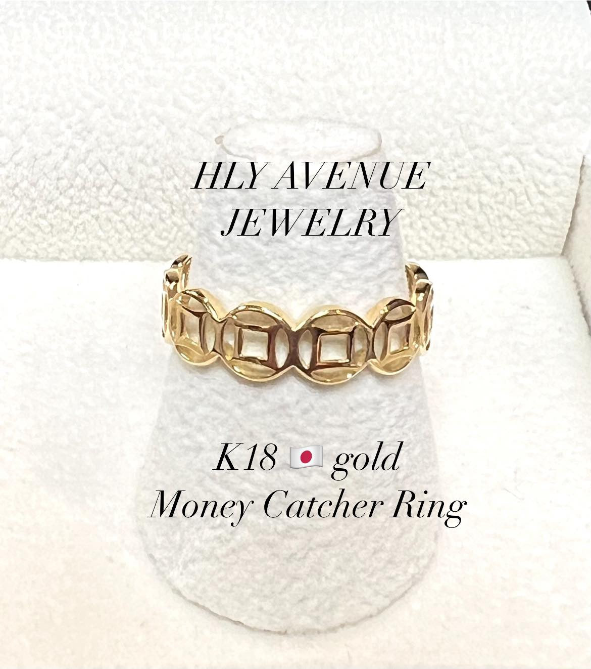 K18 Japan Gold Money Catcher Ring – HLY Avenue Jewelry