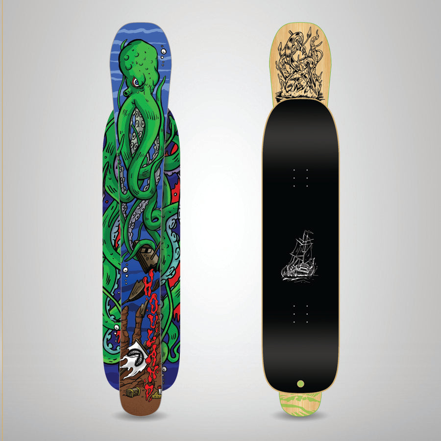 Hovland Buckshot Snowskate – High-Speed Carving Bi-Deck – Hovland