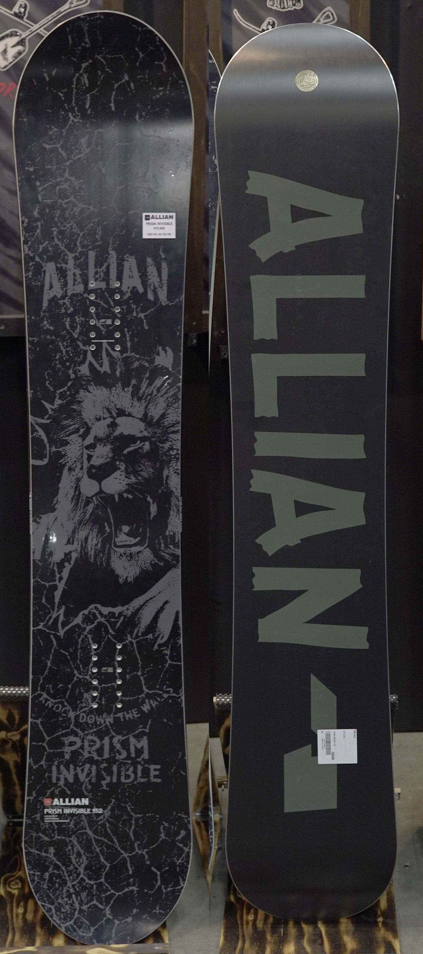 アライアン（ALLIAN）【PRISM INVISIBLE】 18-19 スノーボード 2019年