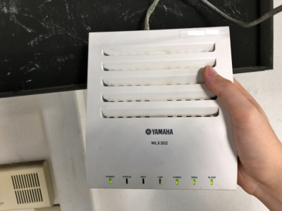 YAMAHA(ヤマハ)無線LANアクセスポイント WLX212 を設置しました