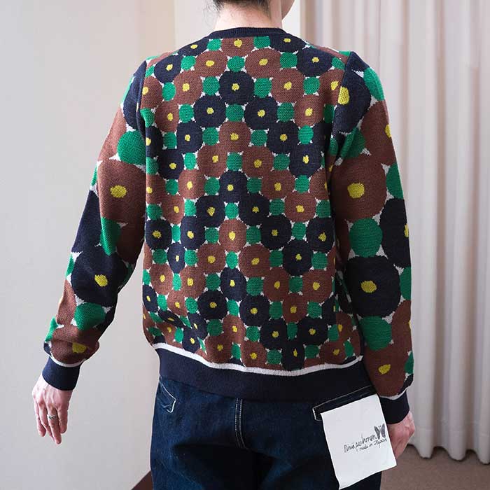 ミナペルホネン forest ring カーディガン green | Lin total fashion