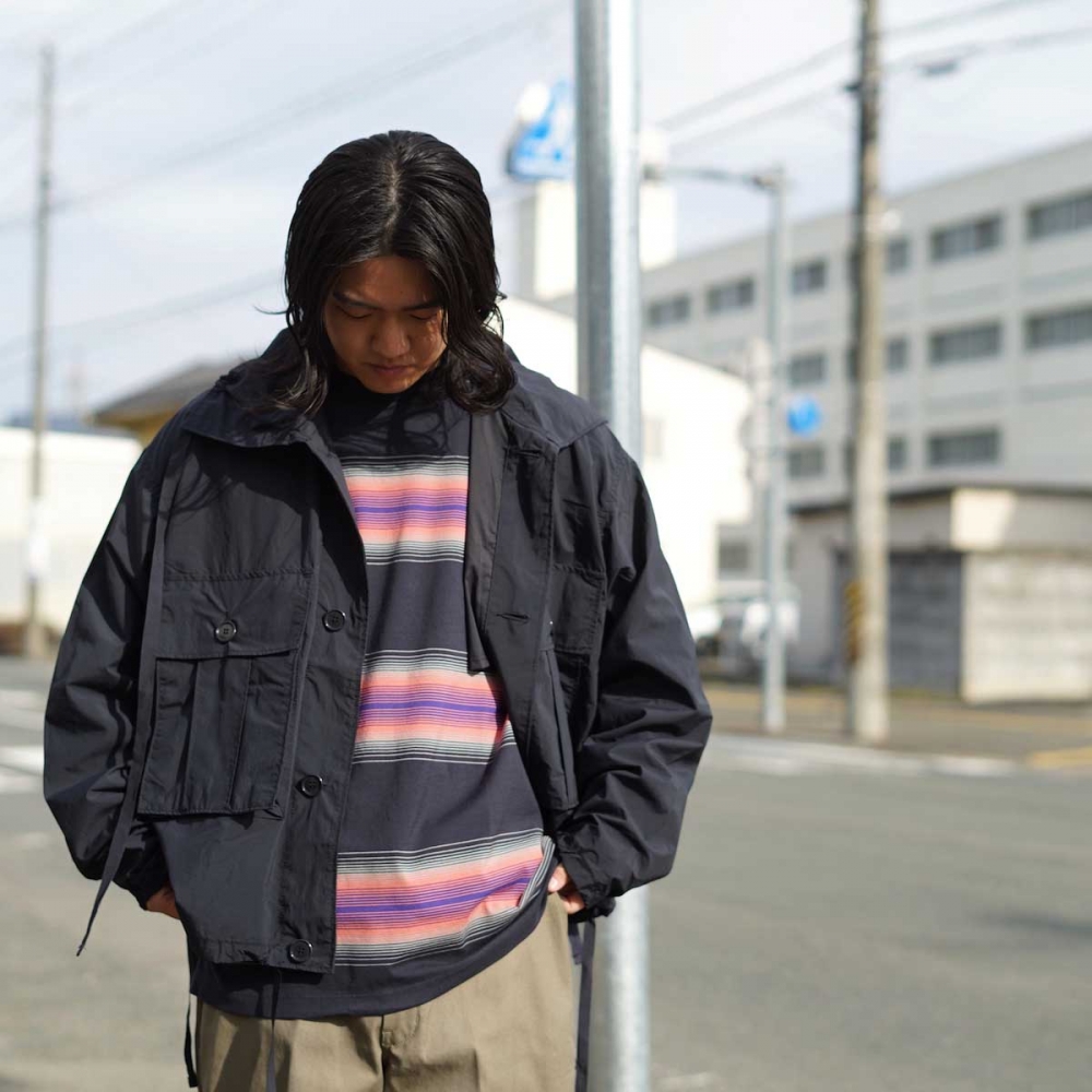 グラデーション鮮やかなUNUSEDのL/Sボーダー。 | 1989 Men's Blog