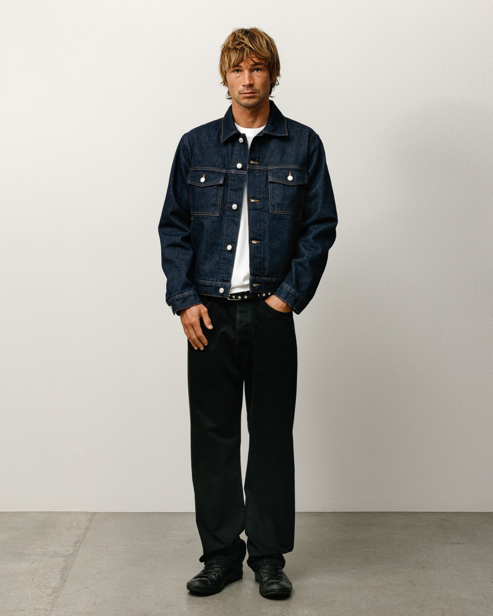 Lined Denim Trucker – Rinsed Indigo | Outerwear | Stüssy Japan