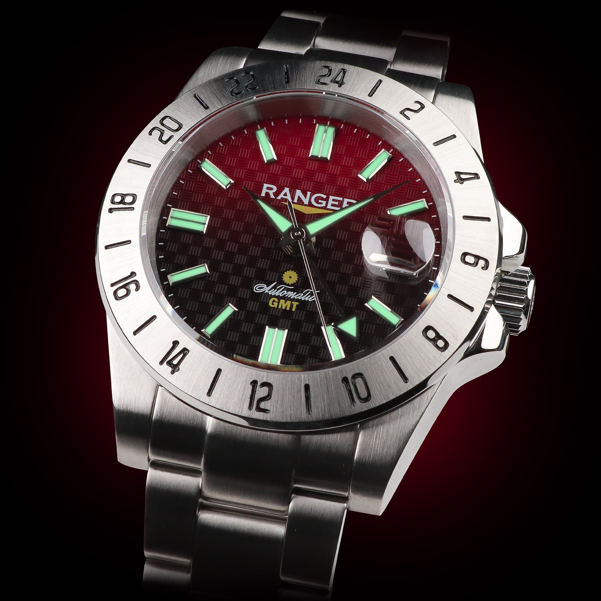 RANGER IV - 赤富士 製品ページ： GMT 自動巻き NH34 セイコー