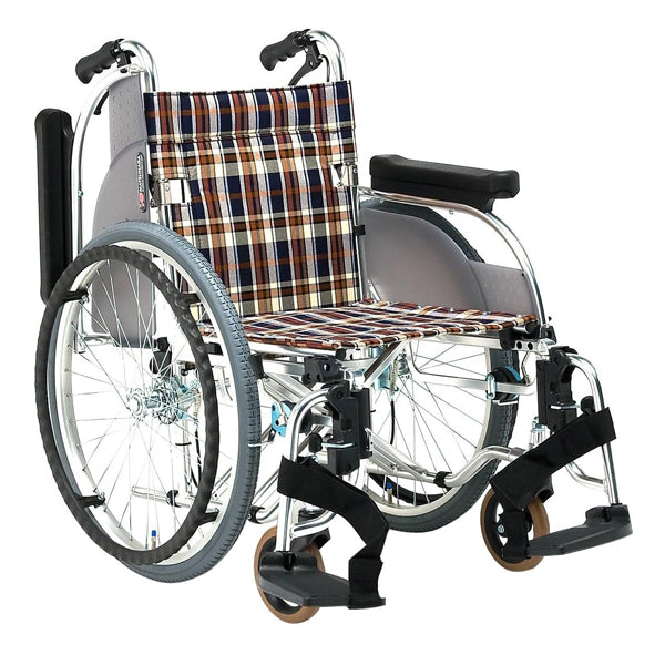 松永製作所 アルミ自走式 多機能 AR-501 折りたたみ車いす