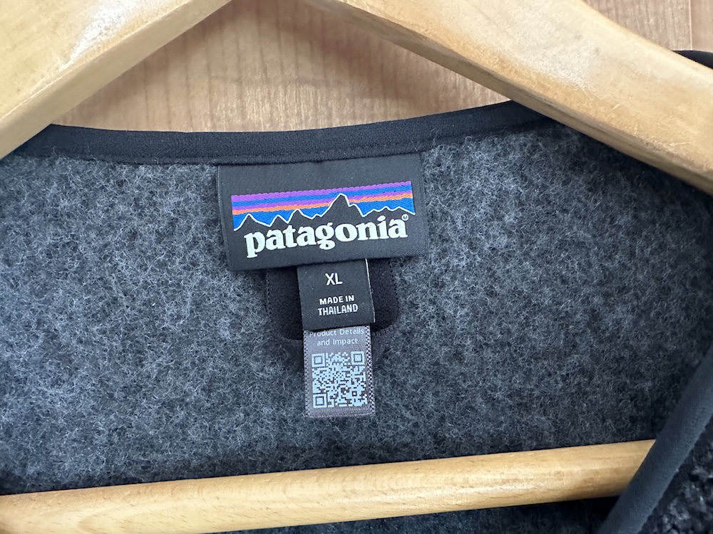 熊さんみたいだね】パタゴニアのリクレイムド・フリース・カーディガン