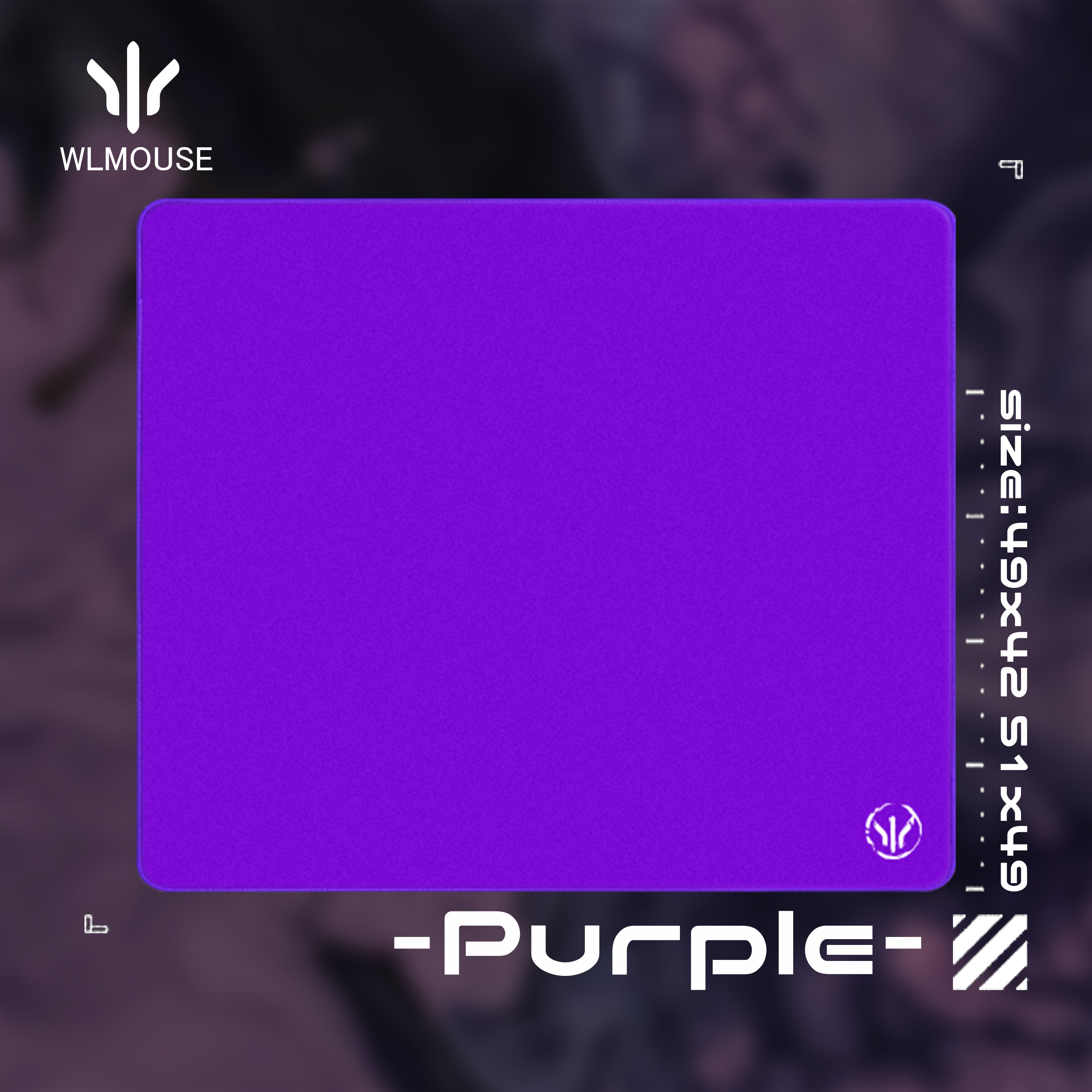 WLMOUSE Purple【布製マウスパッド】