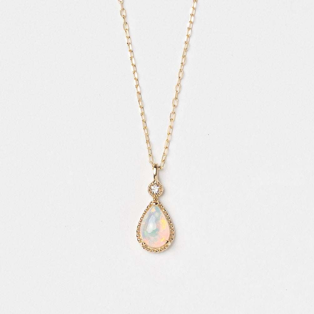 L&Co.(エルアンドコー)】ネックレス｜K10 オパール ネックレス（63