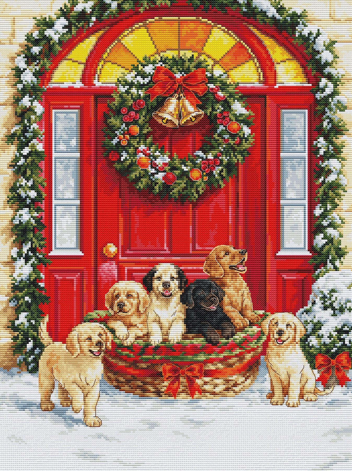 Cross Stitch Kit Luca-S - Santa's Delivery, BU5102