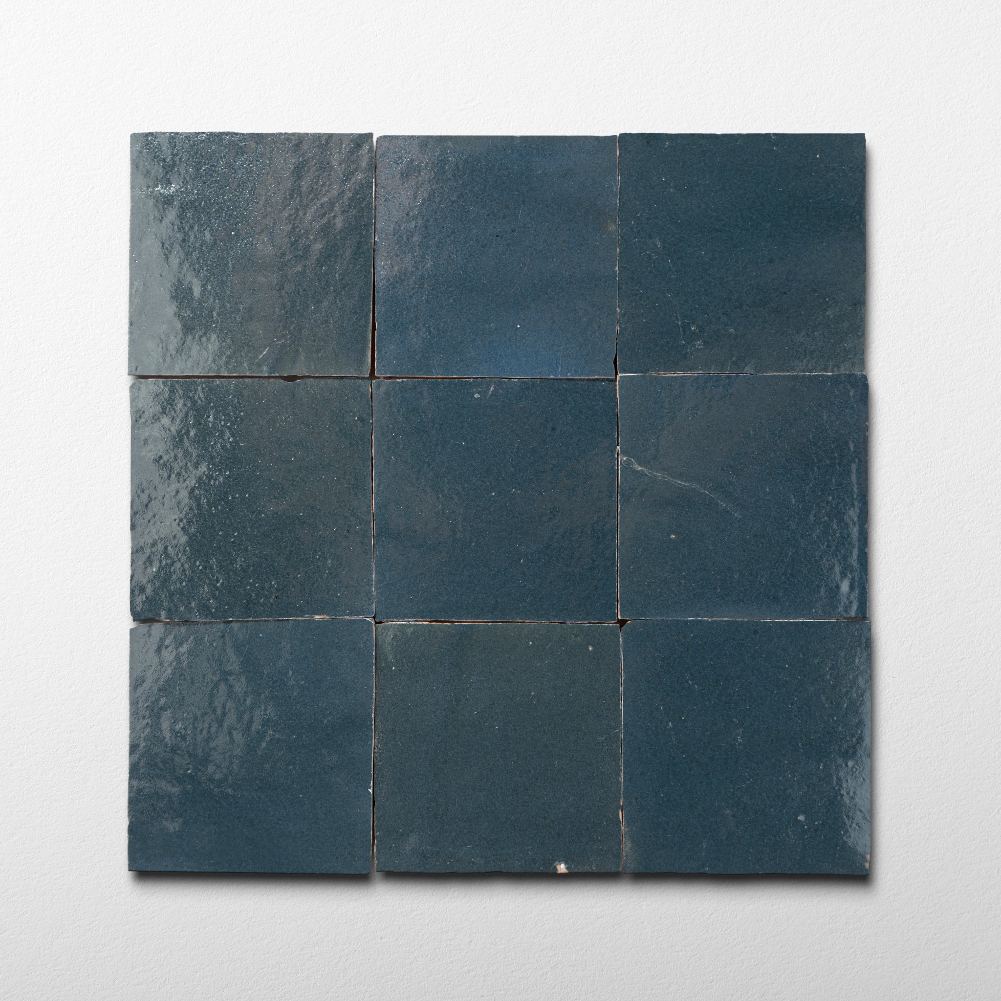 Handmade Moroccan Zellige 4x4 Aegean Blue Terracotta Tile – Tiles