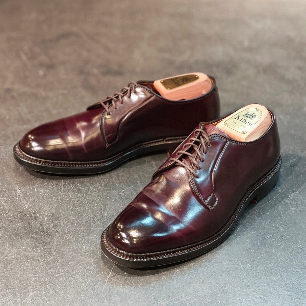 使用数回 【ALDEN】オールデン 990 プレーントゥ コードバン ダーク