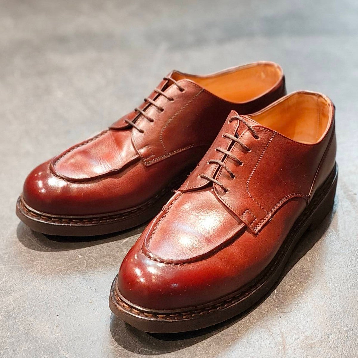 タグ欠損【Paraboot】パラブーツ シャンボード Uチップ カーフ