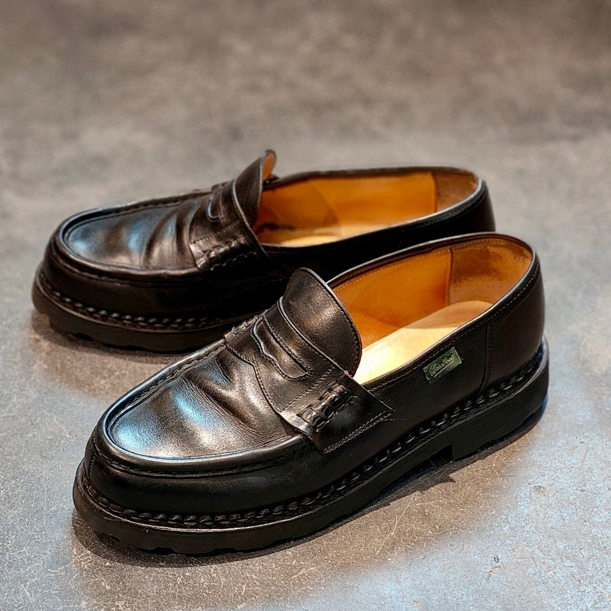 Paraboot】パラブーツ ランス コインローファー リスレザー ブラック