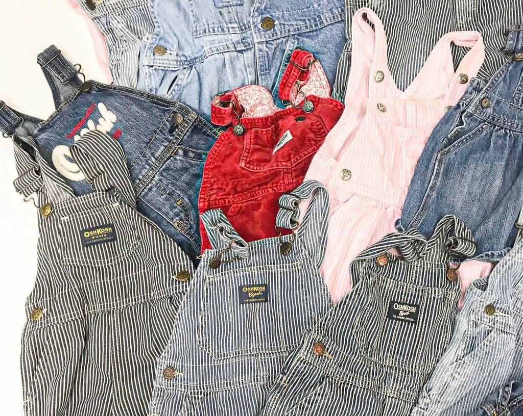 Kid's OshKosh Overall Mix of 20 - LA Vintage – LA Vintage Wholesale
