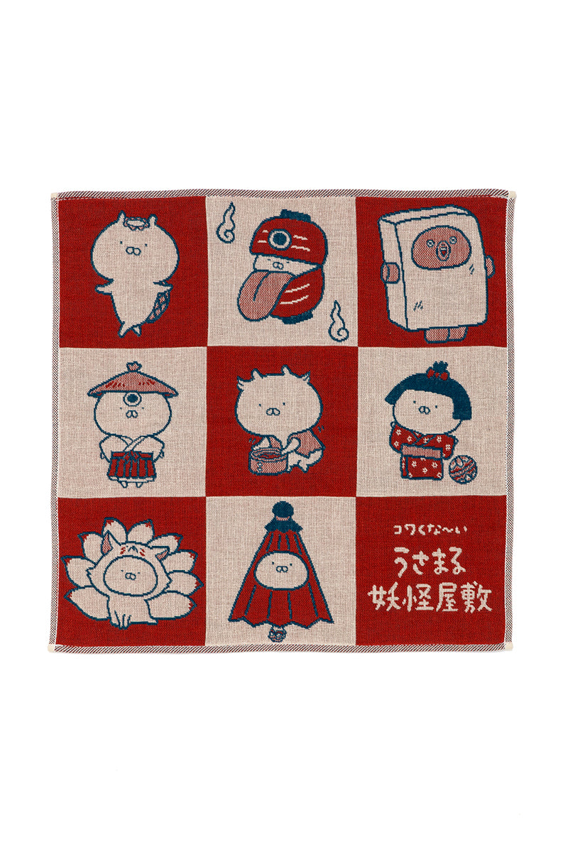 ウォッシュタオル 市松模様(妖怪屋敷) うさまる – LINE FRIENDS SQUARE