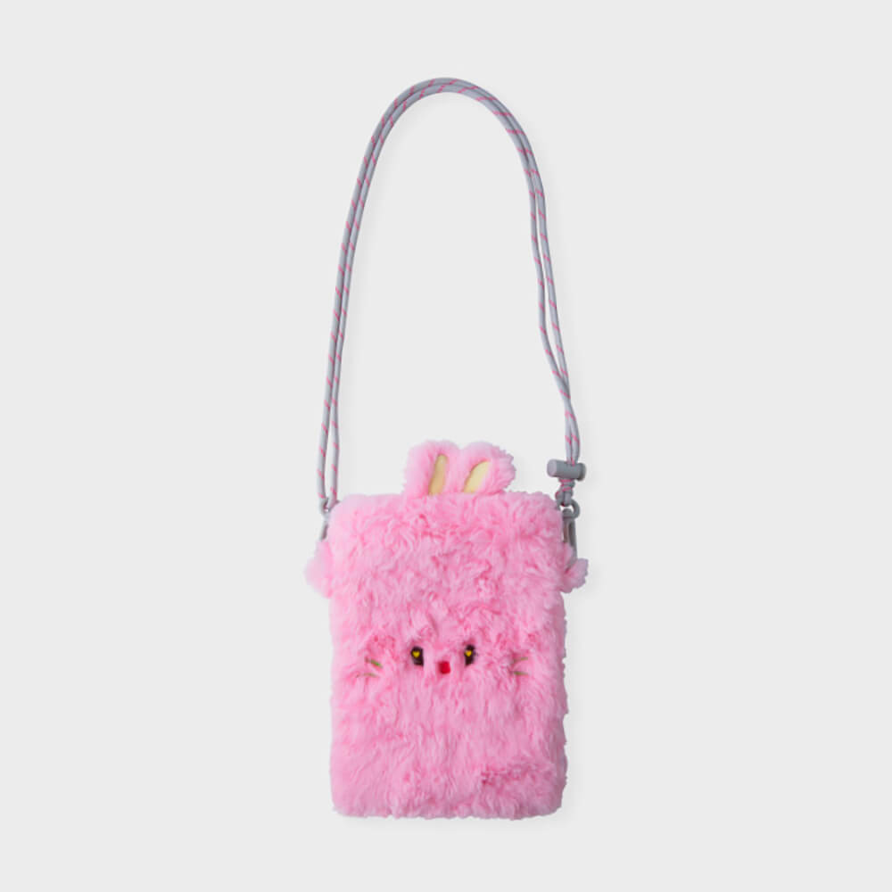 NewJeans bunini Plush Crossbody Mini Bag (Pink) – LINE FRIENDS_US