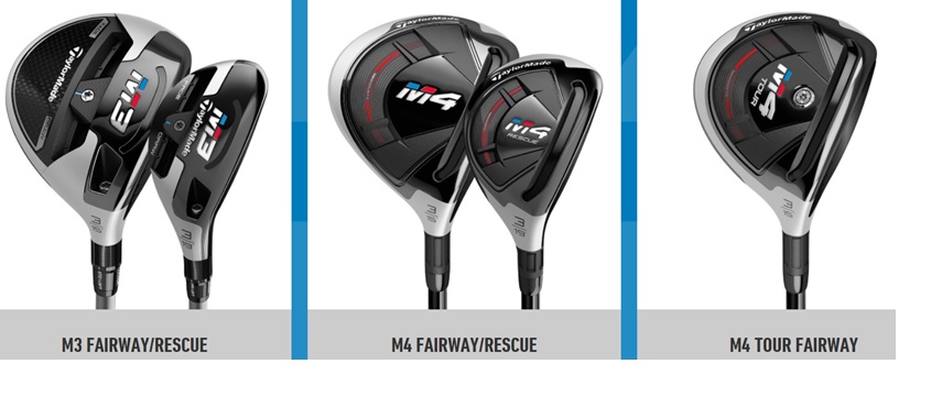 3モデル、テーラーメイド M3 M4 フェアウェイウッド M3、M4、M4ツアー