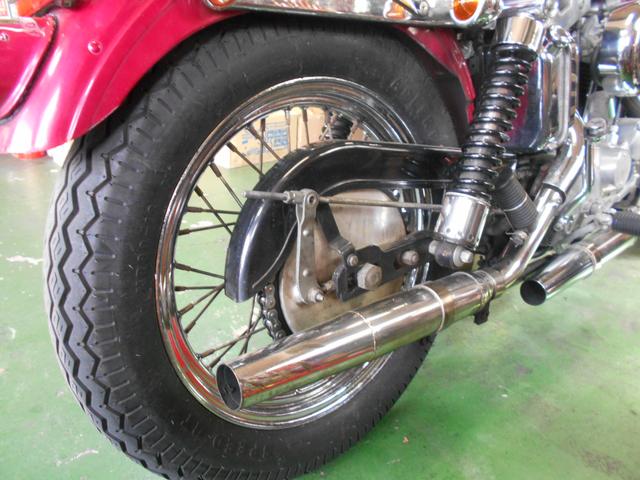 ドラムブレーキ清掃 ショベルヘッドスポーツスター 広島 廿日市 認証