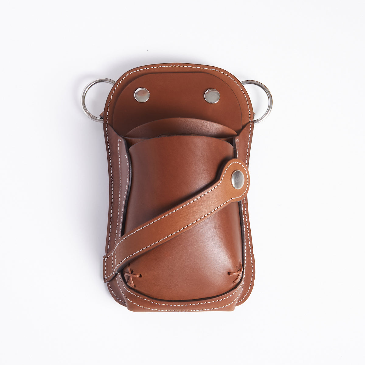 シザーケース ボニートコーヒーブラウン 本革 5丁 – POCKE