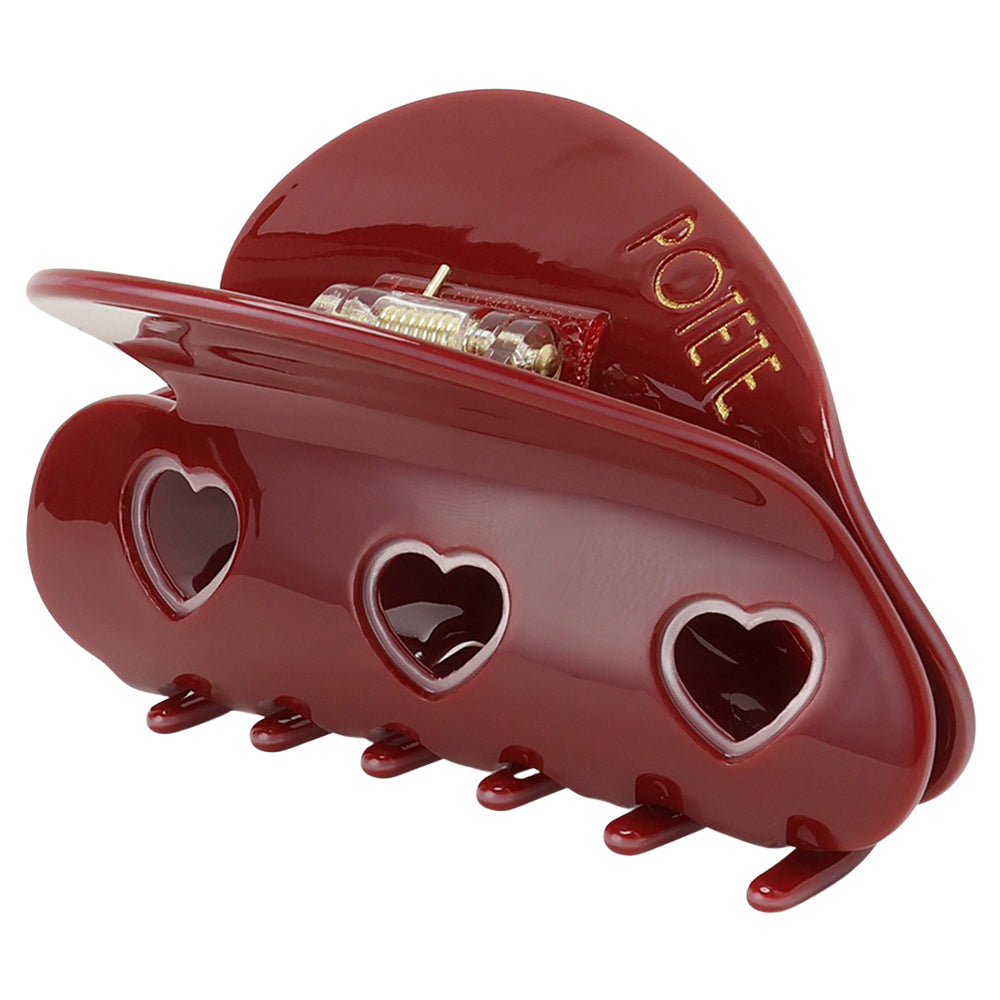 3 heart clip red – POTETE