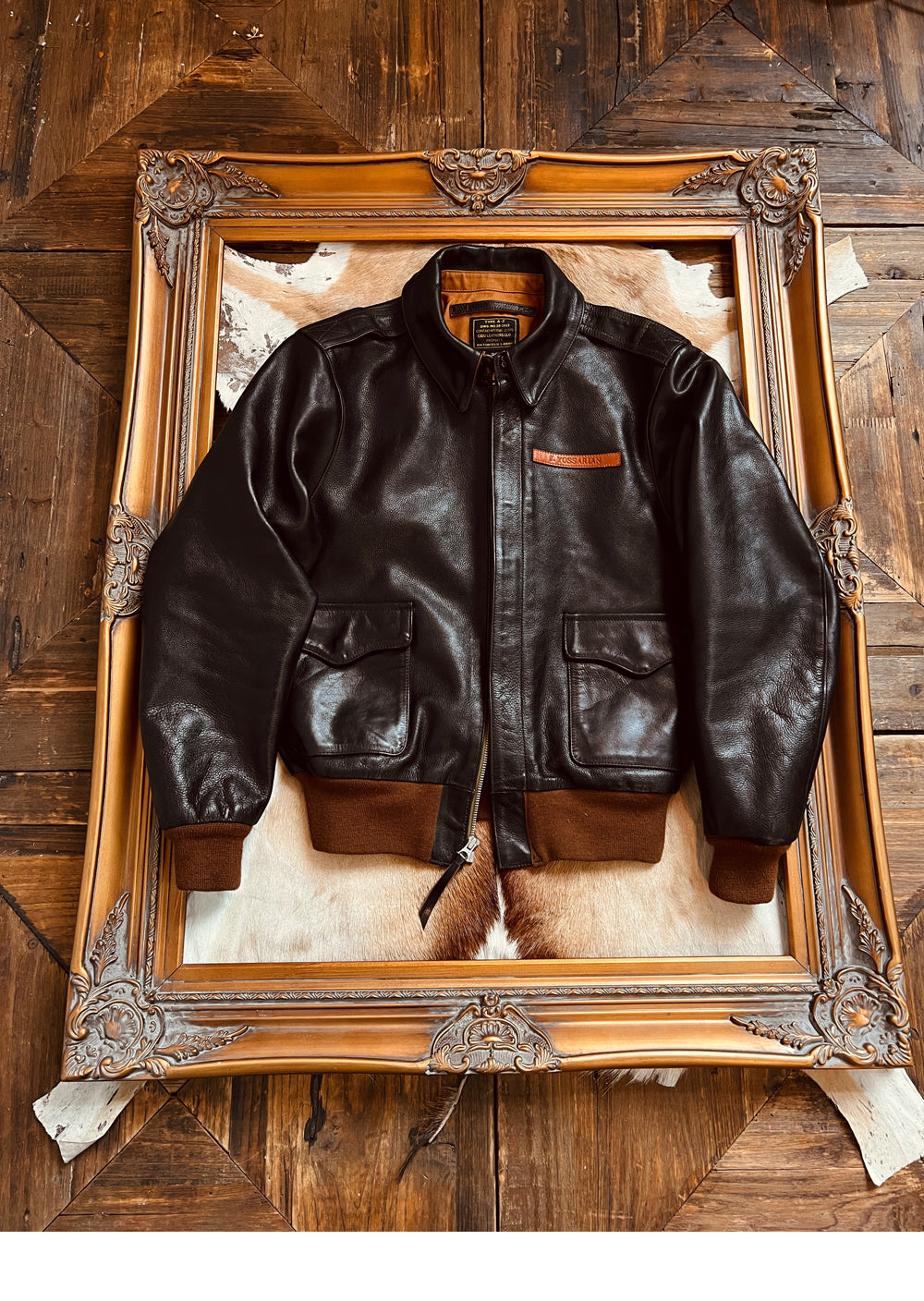 茶芯カウレザー A-2 フライトジャケット S～4XL – quietman clothes