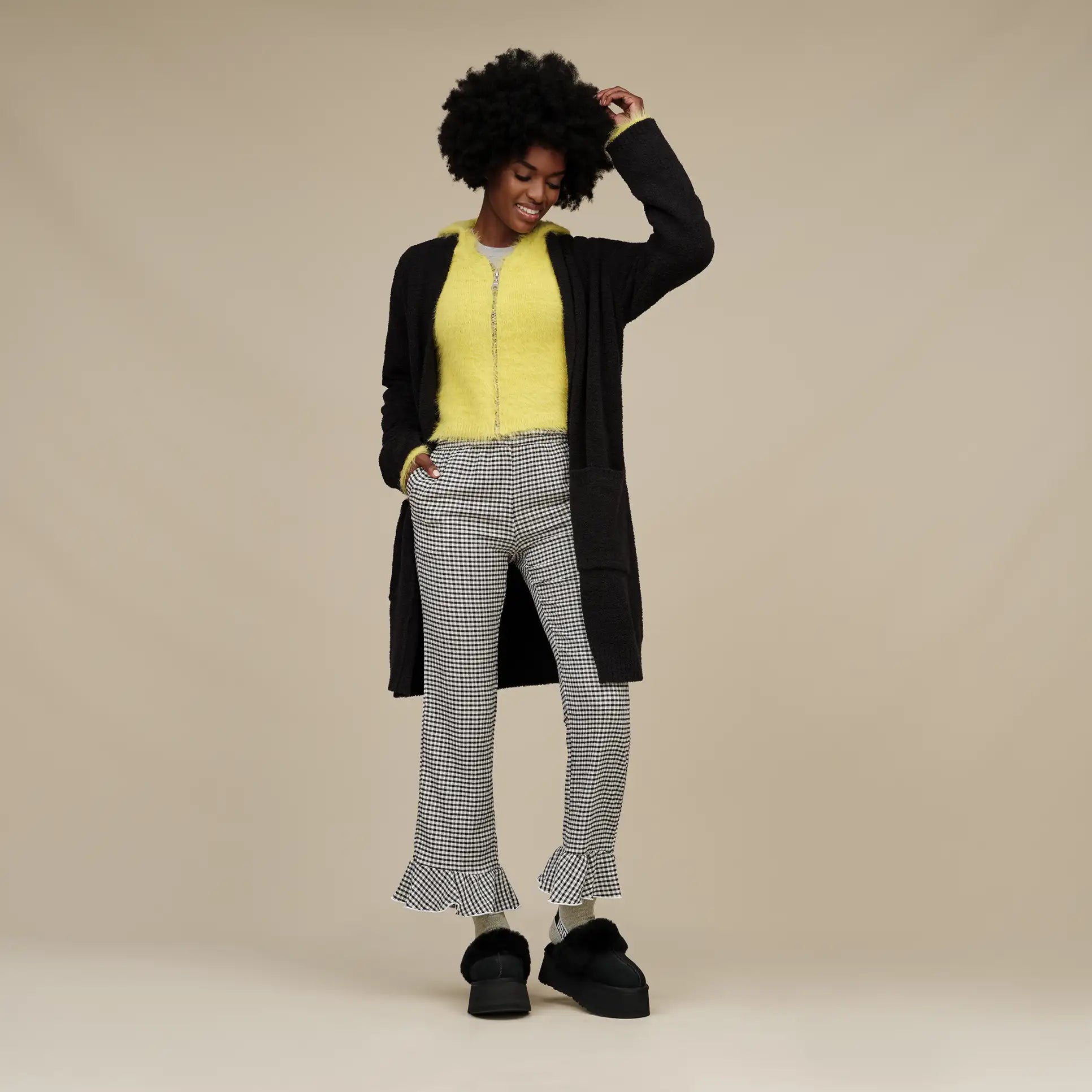 WOMEN'S UGG FUNKETTE | BLACK – Randy's Shoes