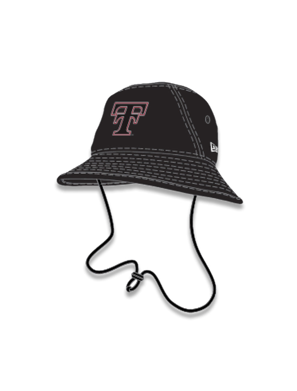 New Era Vault Double T Performance Bucket Hat – Red Raider Outfitter