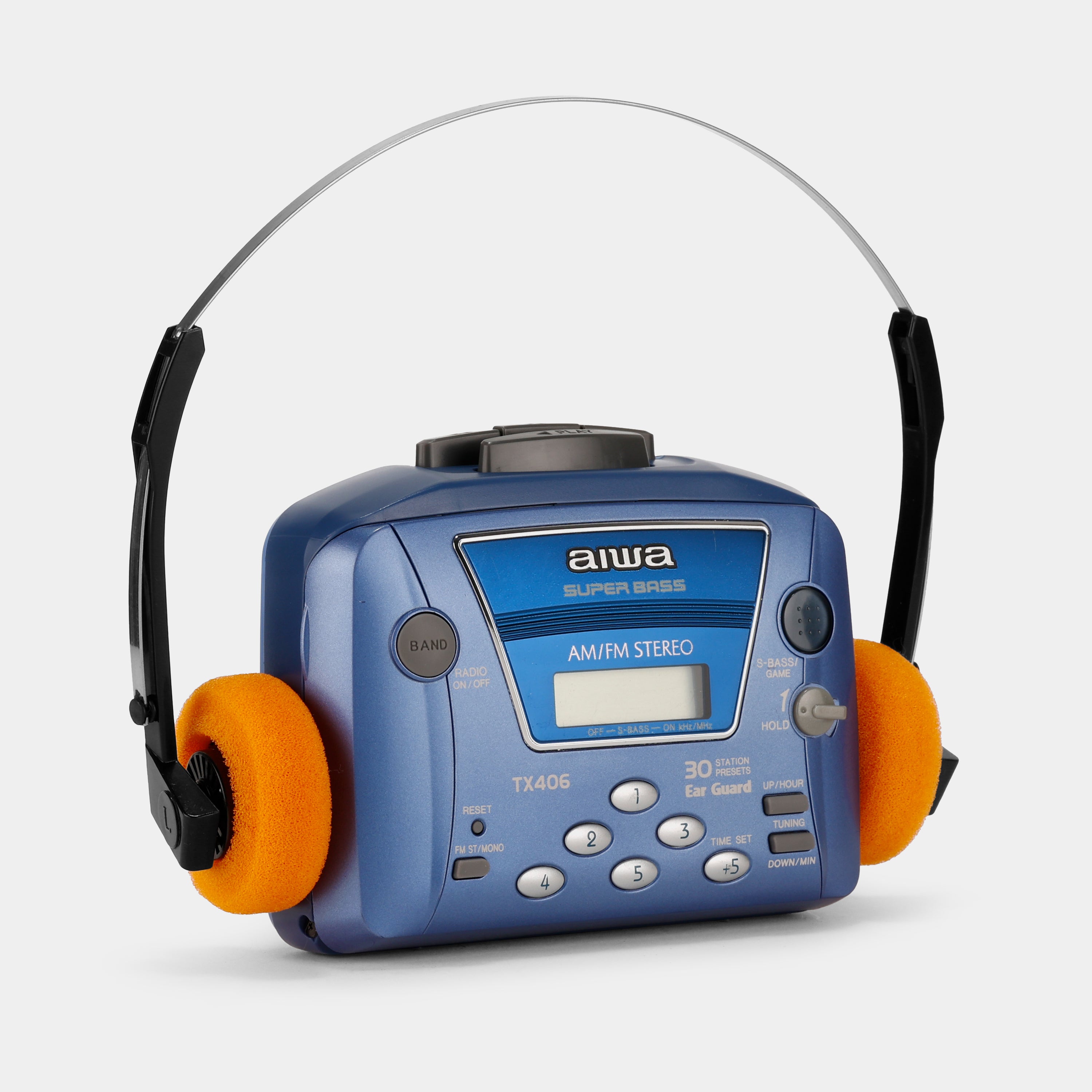 Aiwa HS-TX406 AM/FM Portable Cassette Player