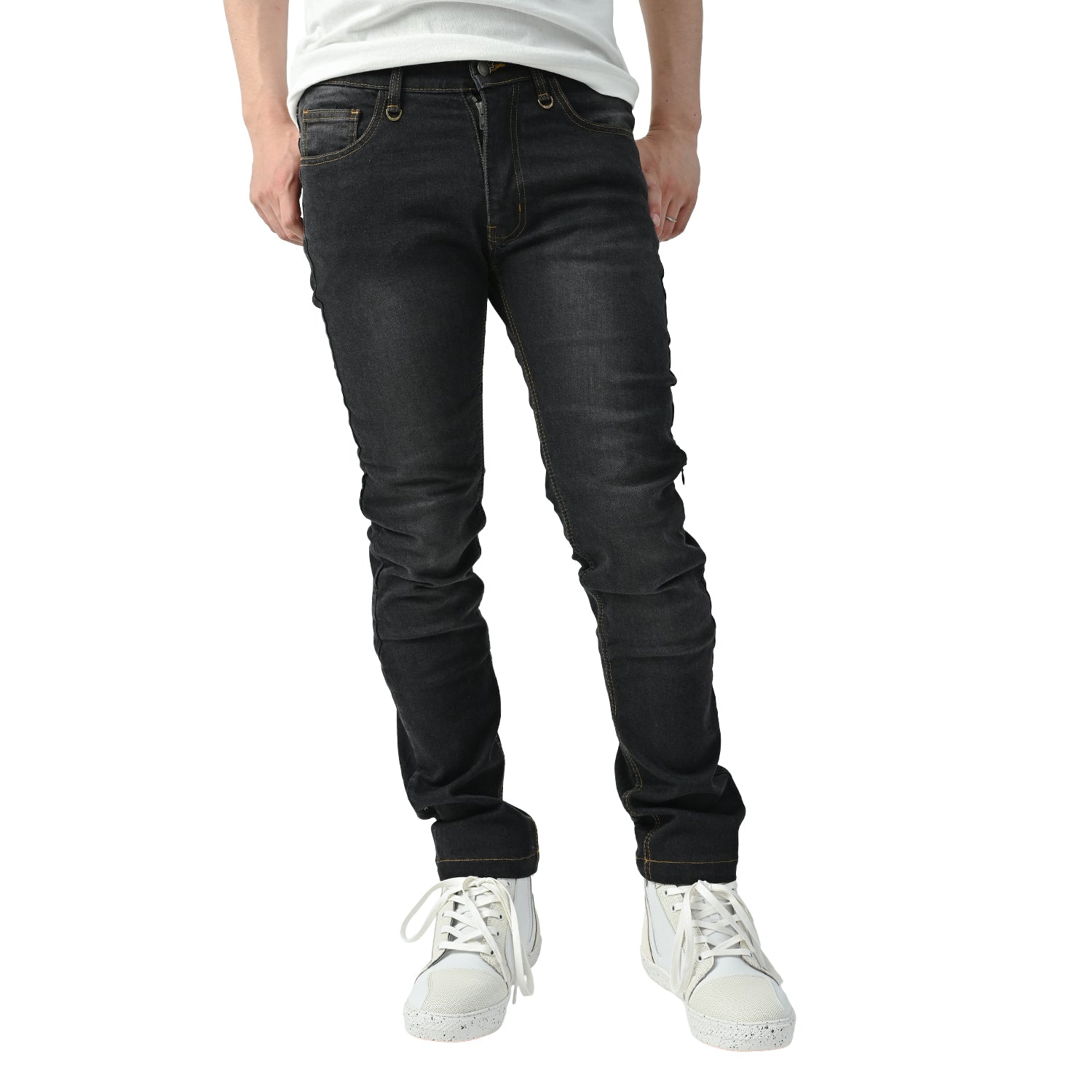 RIDEZ SINGLE LAYER JEANS BLACK RDB1025 | バイク用品はRIDEZ