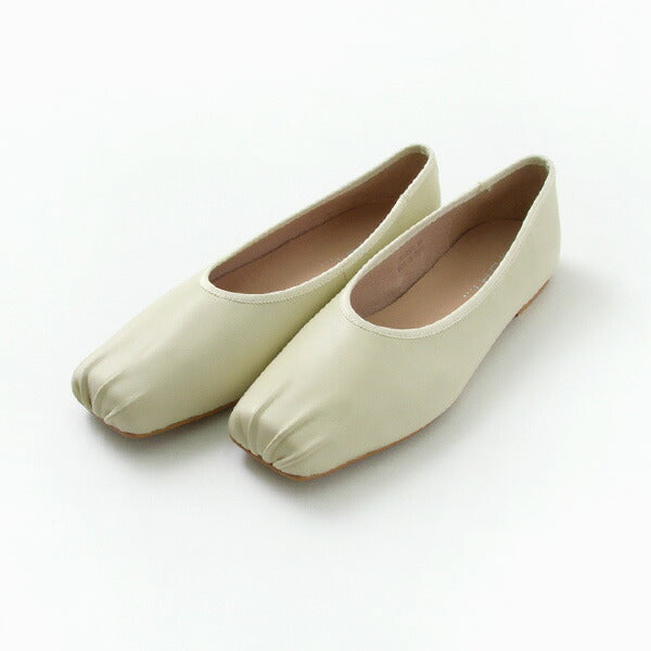 70％OFF】MOHI（モヒ） レザー スクエア バレエシューズ｜ROCOCO