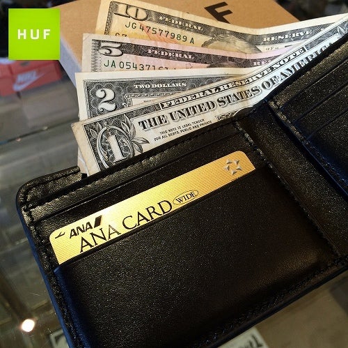 HUF ”FUCK IT”LEATHER BIFOLD & HALF ZIP WALLET!! | GAME [Kumamoto]
