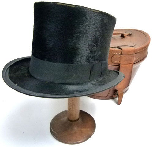 戦前の希少なシルクハットが入荷しました。インテリア・ディスプレィに