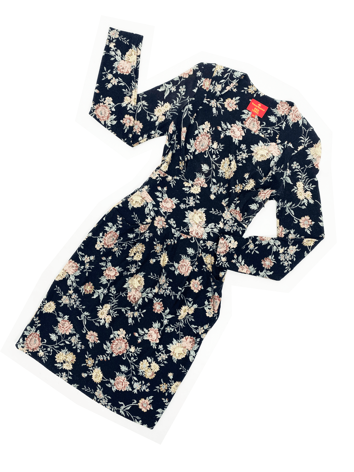 Vivienne Westwood F/W 1998 floral print knit dress — JAMES VELORIA