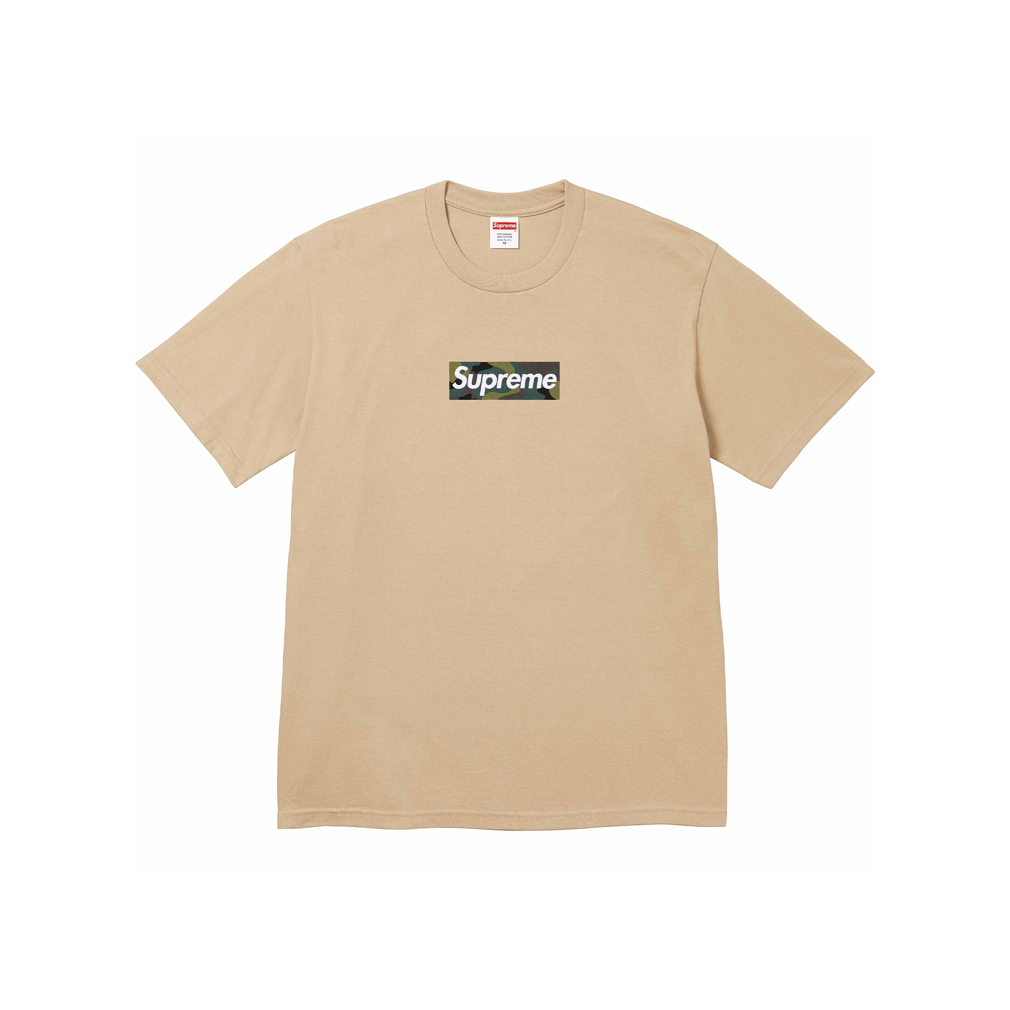 Supreme Box Logo Tee Khaki (FW23) – STEALPLUG KL