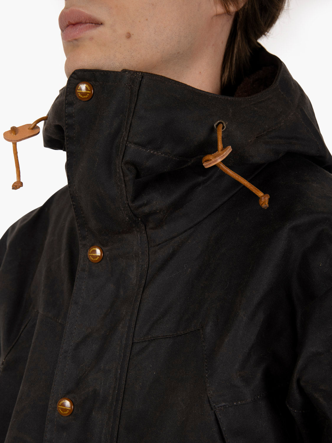 Manifattura Ceccarelli - Mountain Jacket waxed chocolate | STIMM