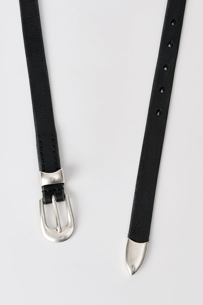 OUR LEGACY | BELT 2CM / BLACK LEATHER 2CMレザーベルト – STOCK