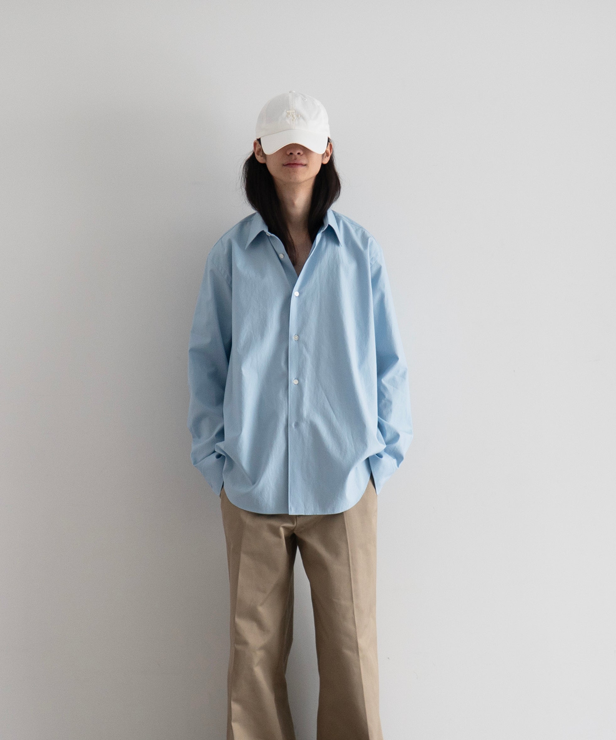 AURALEE【オーラリー】Washed finx twill shirt 