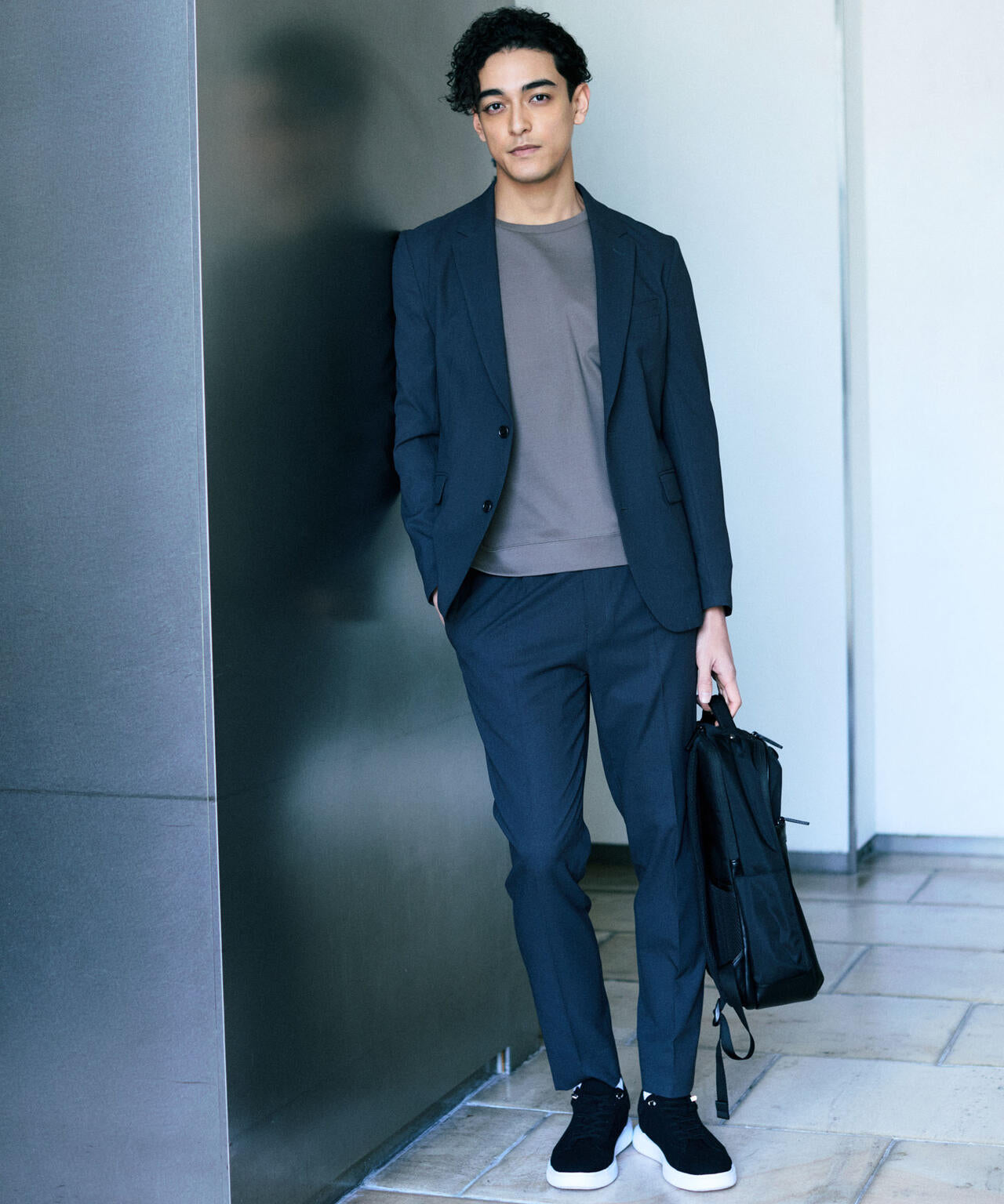 Damerino｣Reflax(R)ドライオックスストレッチセットアップ/吸水速乾