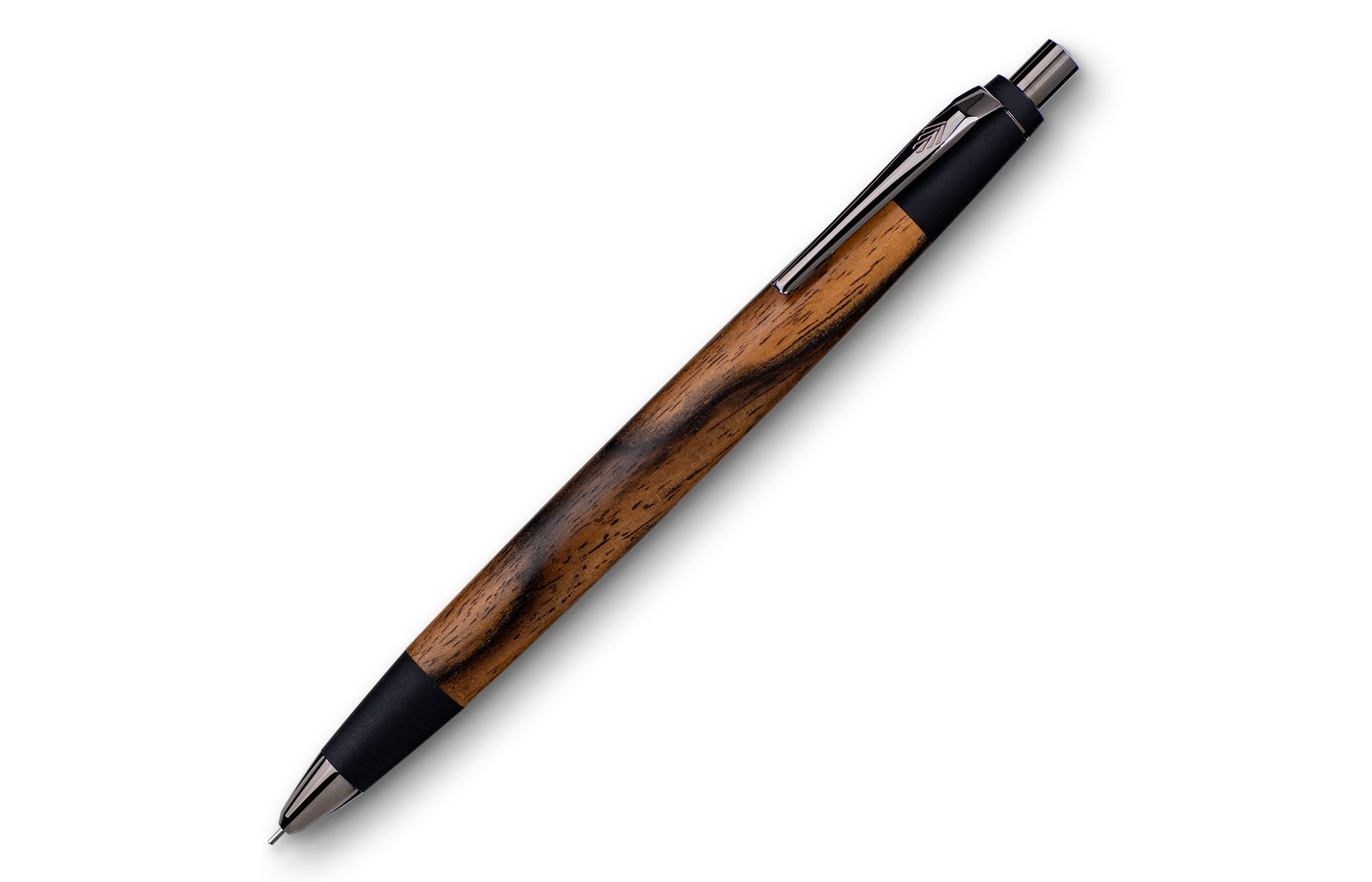 黒柿のシャープペンシル ・ネオブラック – 野原工芸オンラインストア