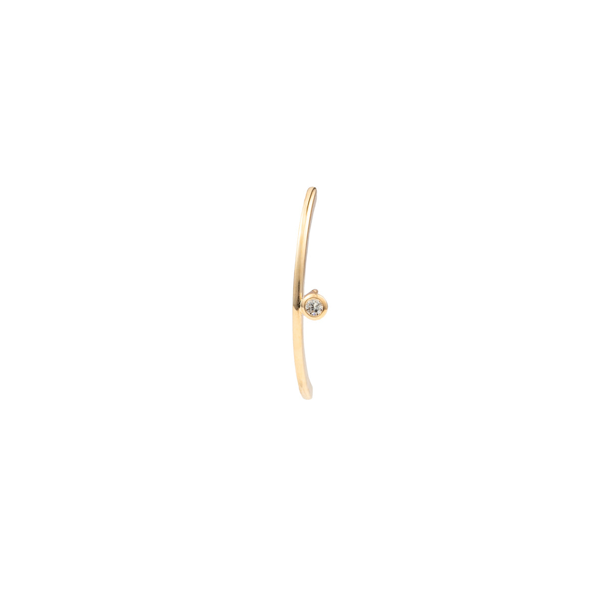 BOW ダイヤモンド ピアス