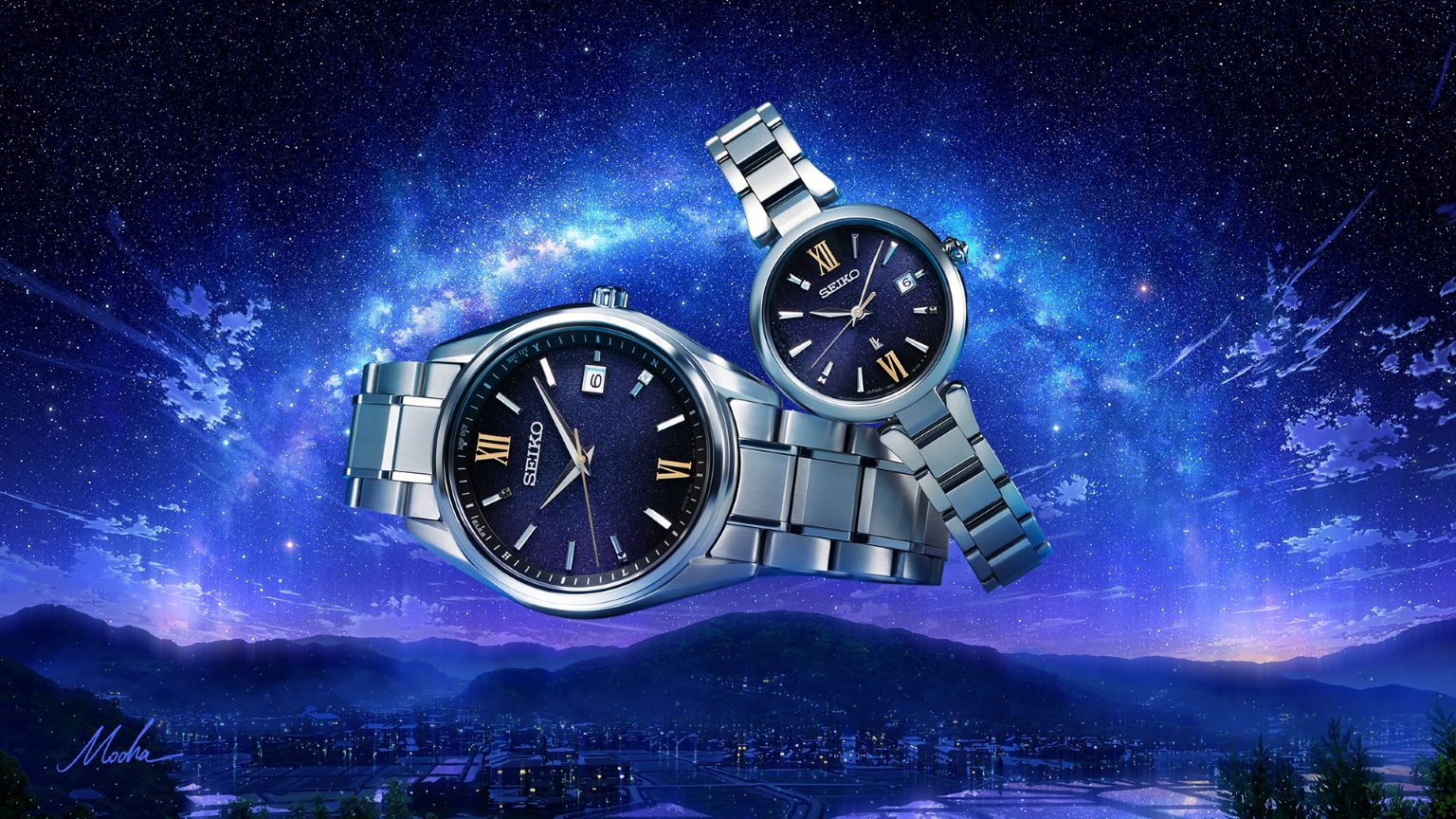 ペアウオッチ＞七夕の夜空に着想を得たペアウオッチを限定発売