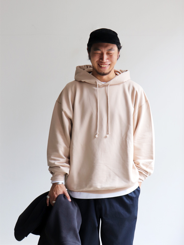 AURALEE SUPER SOFT HEAVY SWEAT P/O PARKA | STRATO BLOG