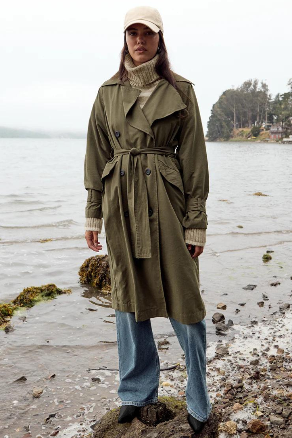 Z SUPPLY - DORIAN TRENCH COAT GRAPE LEAF – swirlboutique